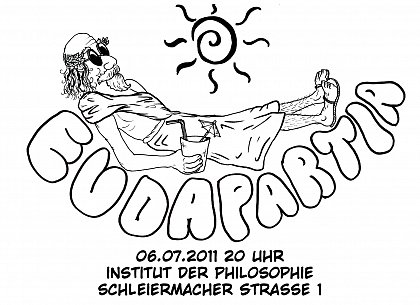 Flyer fr das Sommerfest der Philosophie 2011