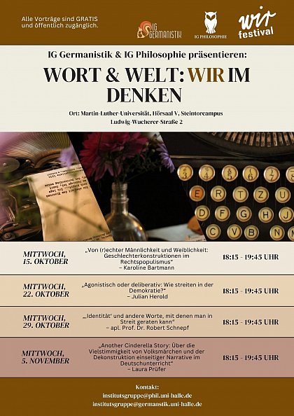 Welt & Wort: Wir im Denken!